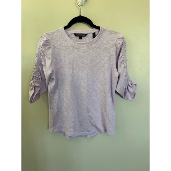 NWOT Veronica Beard Waldorf Top in Soft Lilac SZ XS - Picture 5 of 7
